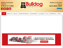 Tablet Screenshot of bulldogtrucksales.com